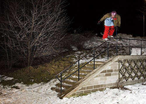 En skön session på björx innan jul, Fin bild av. Foto: Lucas Nilsson. Åkare: Elias Henderson.