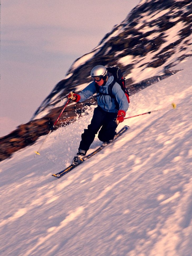 En underbar dag i Narvikfjällen. Foto: Samuel Bergquist. Åkare: Anna Lundkvist.