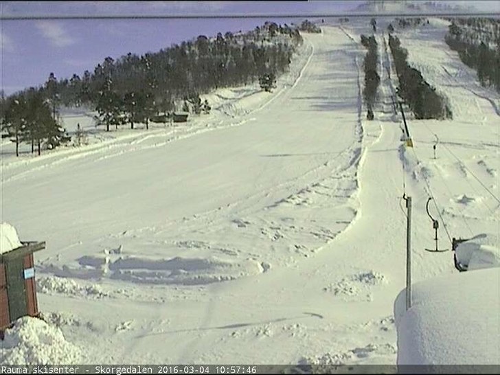 Strålende forhold til helga
Bortimot perfekt akku.
