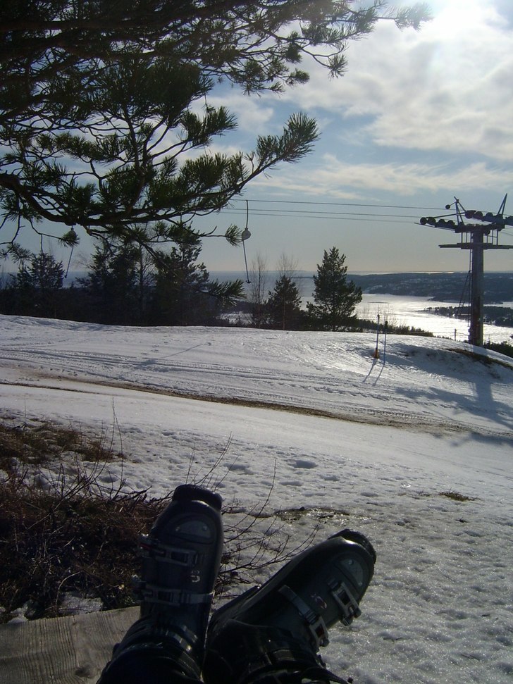 man tager vad man haver när man turar uppför vå. Foto: frida hamrén. Åkare: frida hamrén.