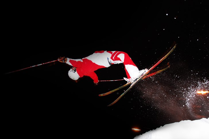 Uppsala slopestyle, switch backflip!. Foto: Jonathan Wahlgren. Åkare: -Skriv i kommentar-.