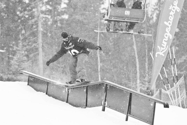 ShakeIts Down Flat Down Rail.. Foto: the bunch bag. Åkare: Andreas Jakobsson.