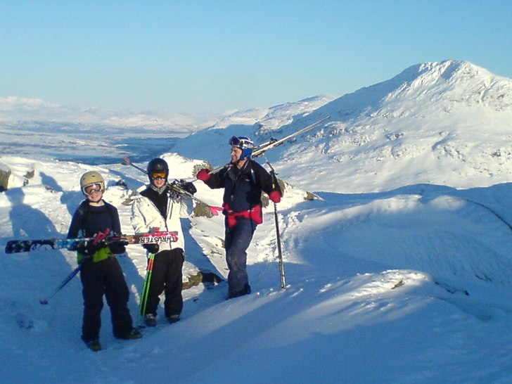 1444 setg tagna!. Foto: Mats Mäki. Åkare: Johan Skarin, Hannes Mäki och morbror Janne.