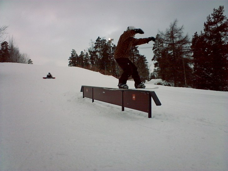 Jag på railet  i yxan. Foto: Ingen aning. Åkare: Jag.