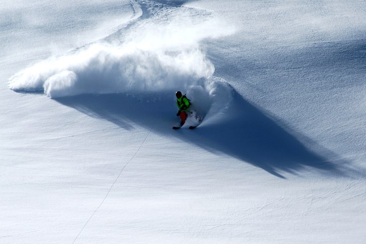 Som sagt en meter nysnö.. Helt galen dag! Mer bil. Foto: Viktor Sundvall. Åkare: Sebastian Westberg.