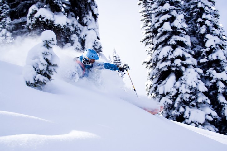 Greleyskogen Med massor av puder. Foto: Emil Modig. Åkare: Johan Lundbäck.