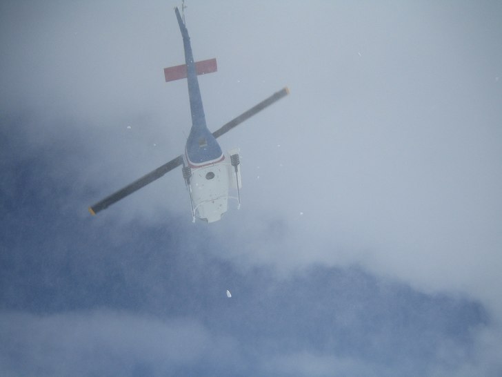 Bye Bye Heli. Foto: Magnus Bergelin.