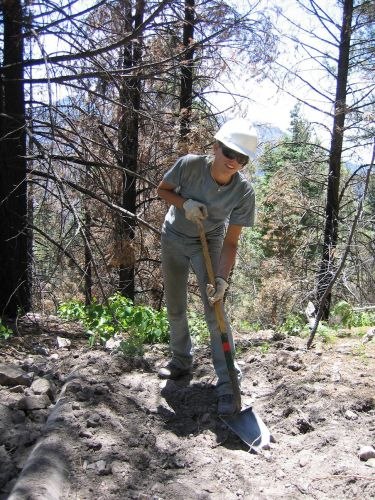 Trail work i Arizona. Foto: Filip Unfors.