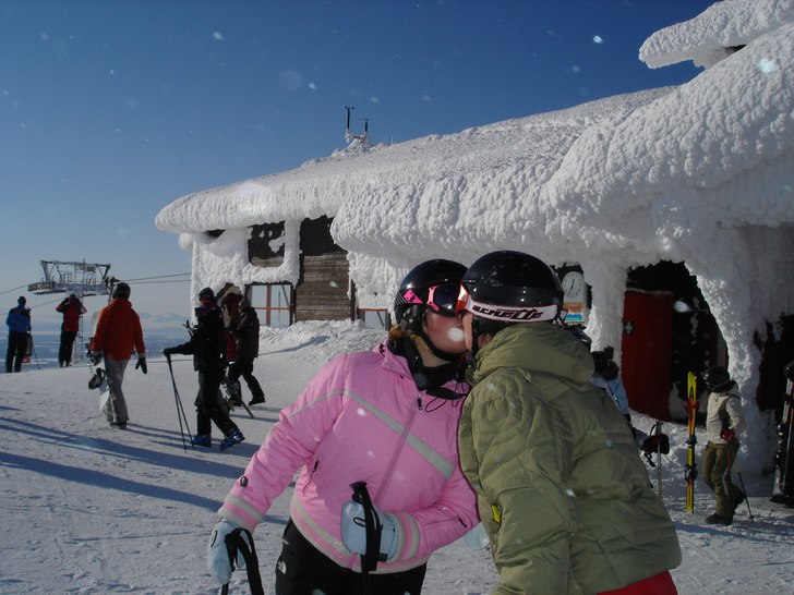 Kärlek! Jag och Ellinor . Foto: Eken.