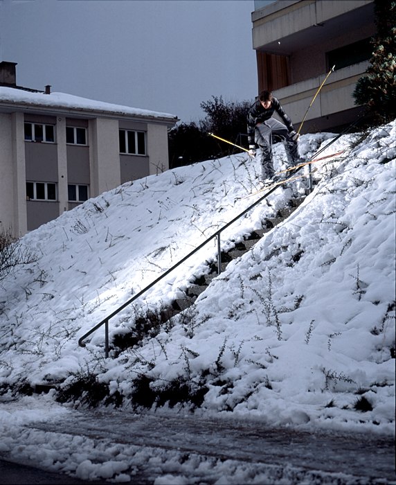 rail i Bevaix, Schweiz. Foto: Laurent Novac. Åkare: Eric Ahnebrink.