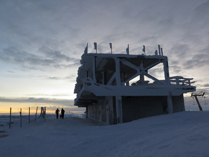 Skurknästet på toppen. Foto: tryggve tirén.