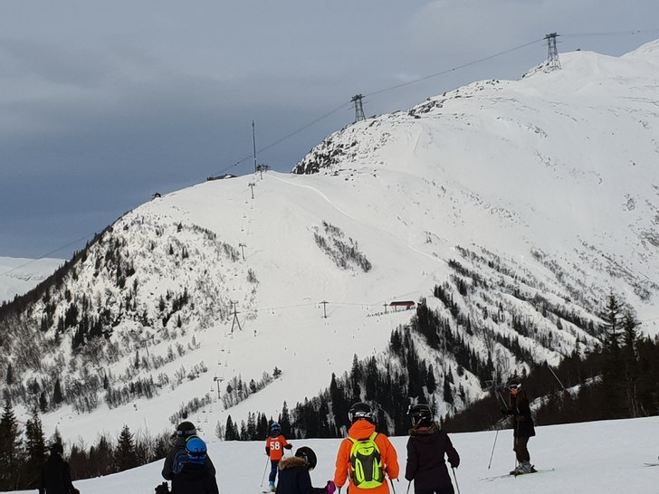 Bild på Mörvikshummeln, tagen på Sadeln.