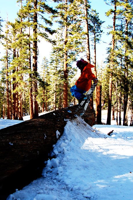 Åkare: Garrett Russell, Nose Block, Mammoth Mountain.