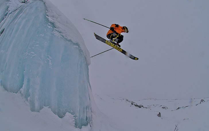 Hittade en schysst spot.. synd att de var filmjöl. Foto: Mikael Öhlund. Åkare: Simon Pontér.