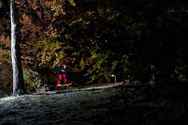 En höstdag i Linköping när det kom 3mm snö var. Foto: Emil larsson. Åkare: Emil Jonsson.