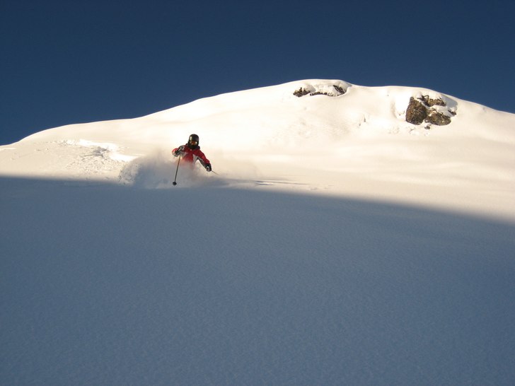 50cm puder på 2 dagar! Sen utlystes en efterlysni. Foto: Olof Persson. Åkare: Ted Wennström.