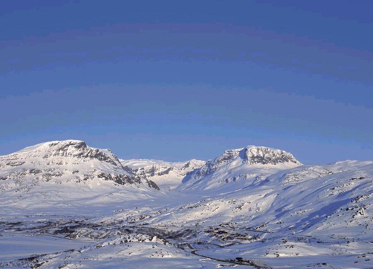 riksgränsen. Foto: okänd. Åkare: ingen.