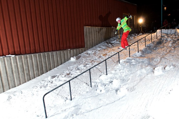 Inte den bästa bilden eftersom jag just landat ef. Foto: Mats kahlström. Åkare: Elias Henderson.