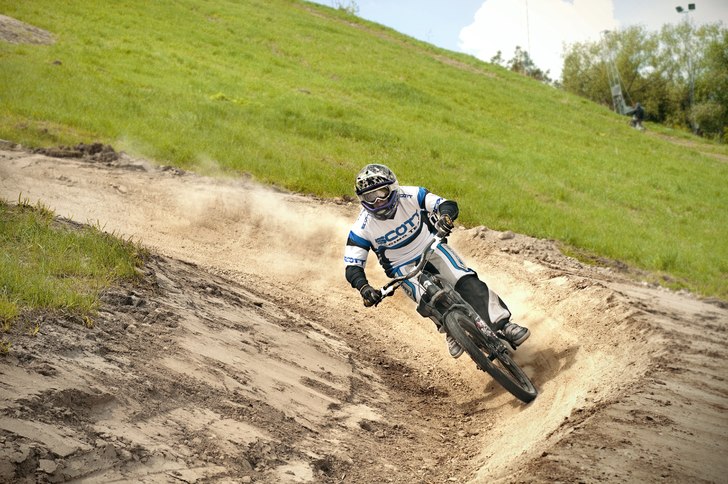 premier på ekans downhill bana. Foto: hugo Ljungquist.