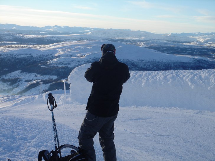 Åre, grymt. Ingen vind -4. Foto: Markus Leanderson. Åkare: Conny Bergqvist.