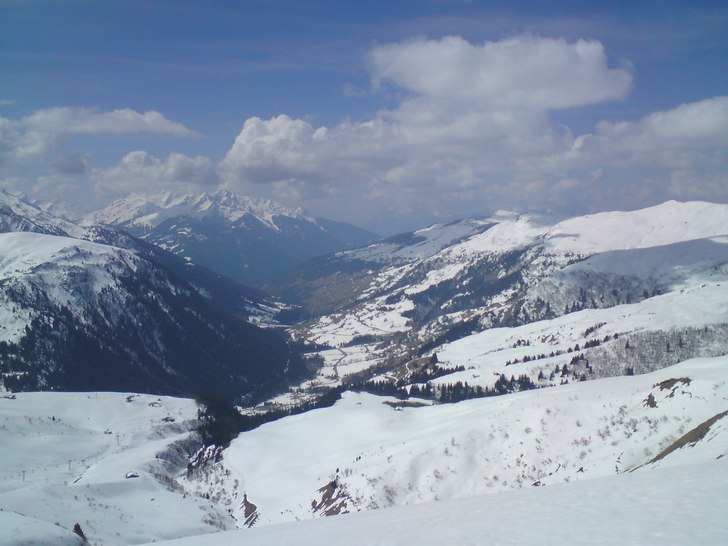 Mer njutning än skidåkning. 24 grader i botten o. Foto: Marcus Helletun.