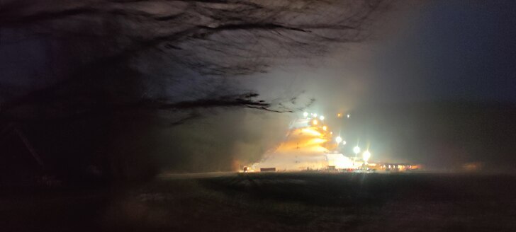 Lampor för kvällsåkning.