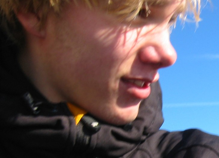 Njuter på lunchen. Foto: Anders Lindh. Åkare: Anders Lindh.