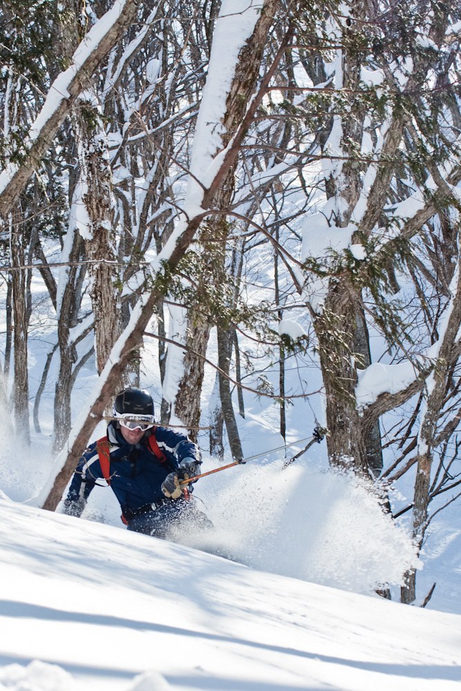 Årets första skiddag! Inte fel att göra debuten. Foto: David Clemensson. Åkare: Alexander Thurban.