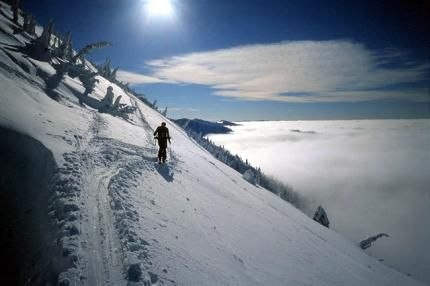 En av många fina turer i Kanada.. Foto: Pär Lindholm. Åkare: Magnus Stålnacke.
