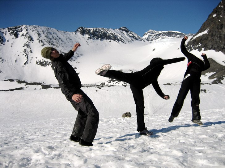 snöninjor...!. Foto: jag.