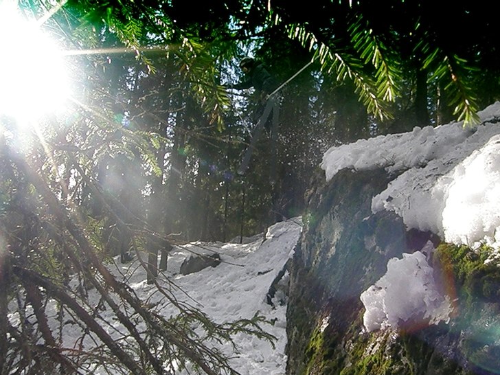 Jag och putte liten drog på upptäcktsfärd en ep. Foto: victor wembrand. Åkare: patrick johansson.