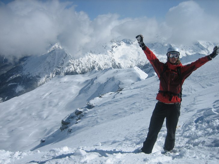 Bara att titta på utsikten över norden.. Foto: Filip. Åkare: JaG.