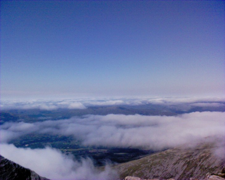 Ovan moln, Ben Nevis. Foto: Kristin Holmberg.