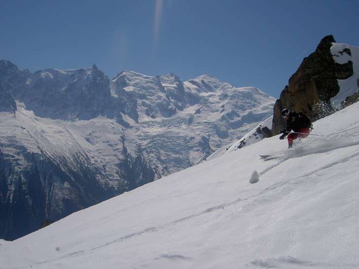 Go slask med högsta berget i ögonvrån!. Foto: Freddan. Åkare: Jag.