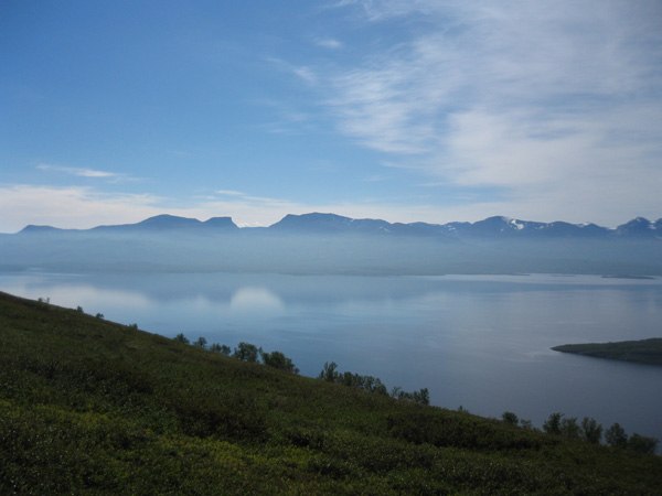 Lapporten från andra sidan ett helt stilla Tornet. Foto: Susanne Snäll.