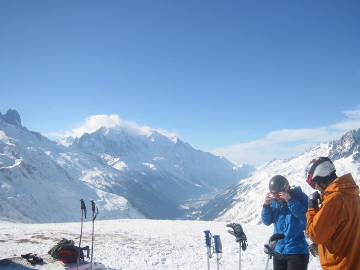 Fin dag i Chamonix.. Foto: Victor Runius. Åkare: Beppen.