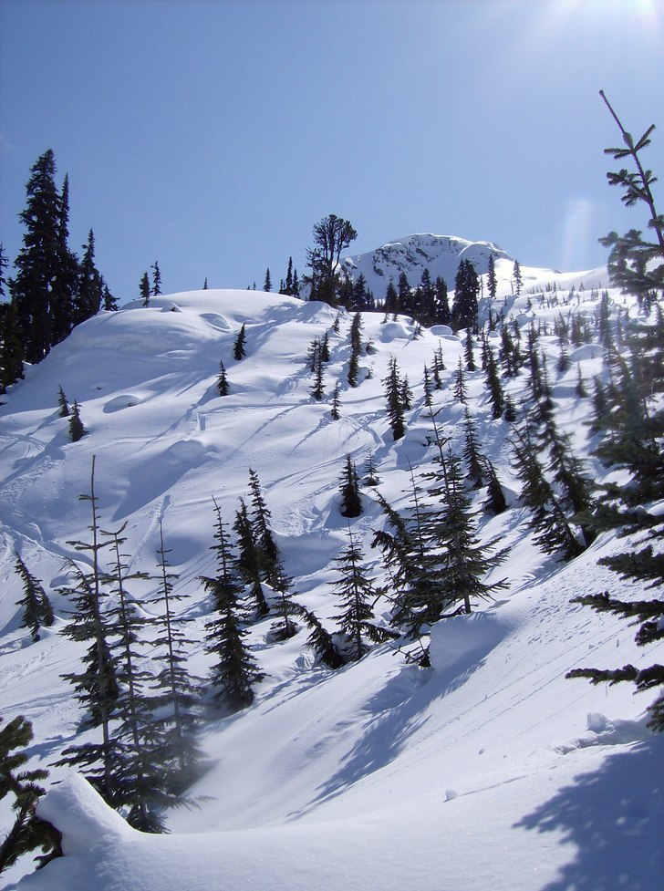 Det så kallade christmas tree åket!. Foto: Magnus Edblom.