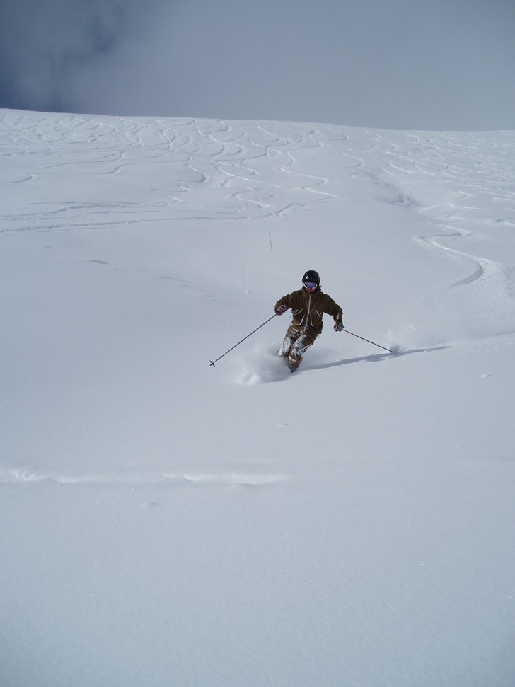 skön puderdag.... Foto: Maria Lundin. Åkare: Henrik Blom.