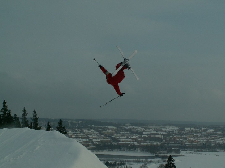 Lite mörk :( . Foto: Petter Persson. Åkare: Frej Jönsson.