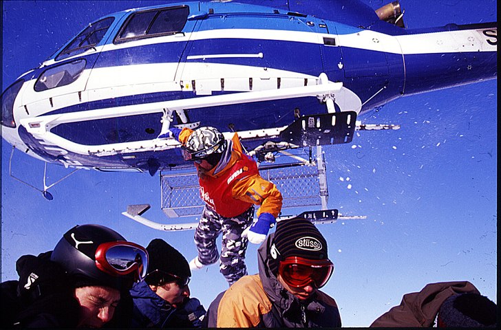 Borka helicross, heliguiden Mad Mike visar hans ny. Foto: Alvaro Susena. Åkare: Mad Mike.