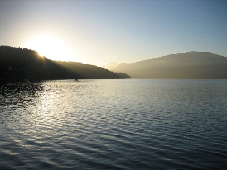 Man har det bra nar man vaknar upp till den utsikt. Foto: Theodore Birkner.