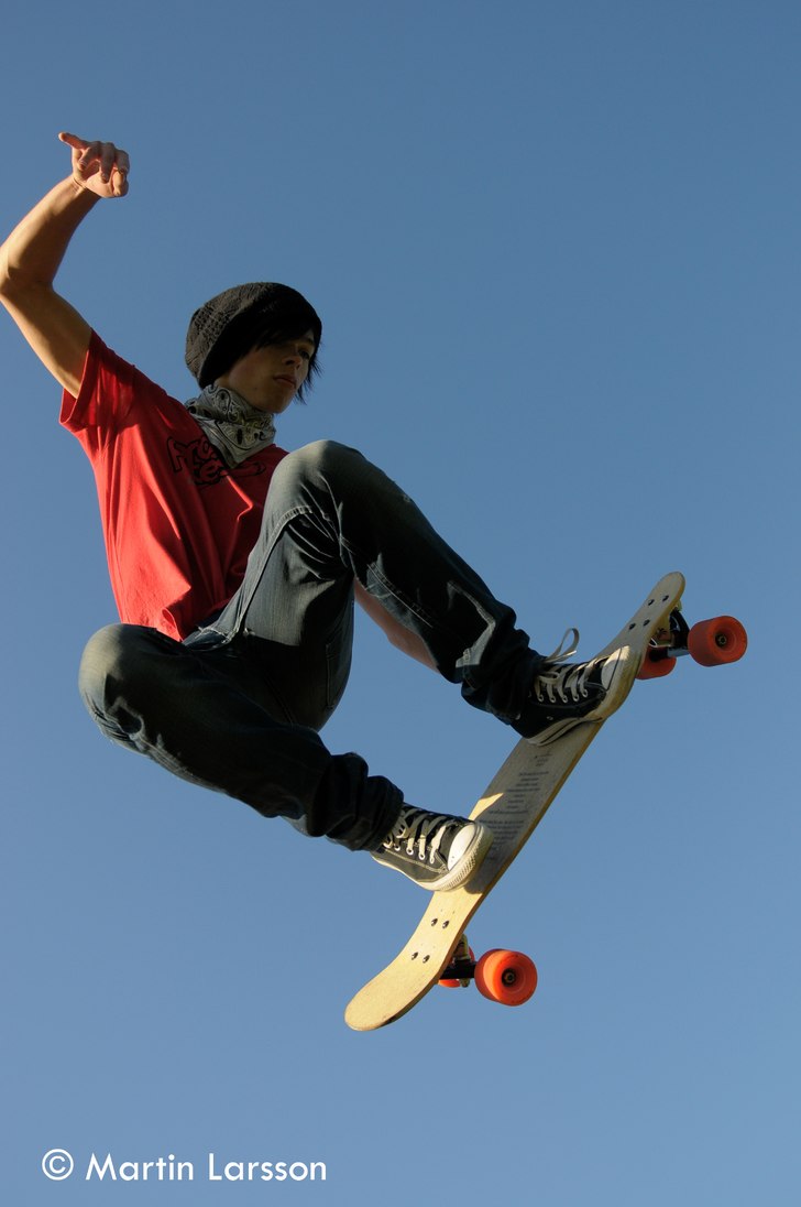 Shred. Foto: Martin Larsson. Åkare: Robin Axelsson.