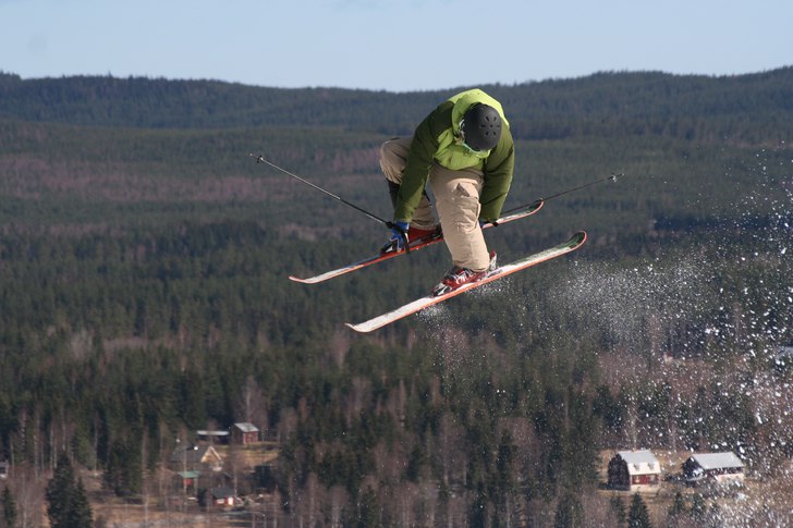 under jibbjam i kungsberget. Foto: Olle. Åkare: Swanbeck.