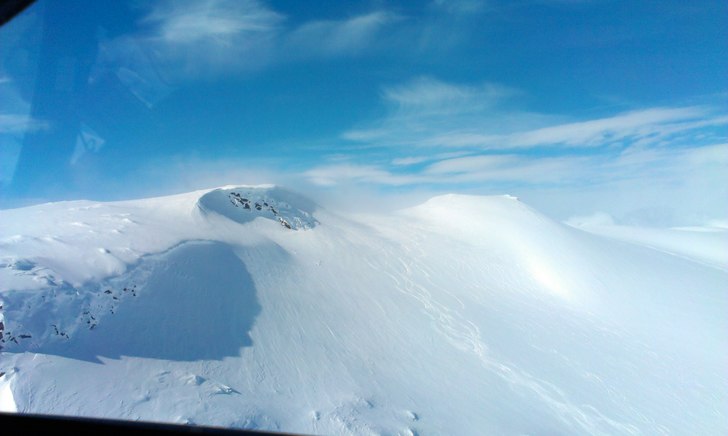 Våra spår på Voitasrita. Foto: Mikael Åsell. Åkare: Mikael Åsell.
