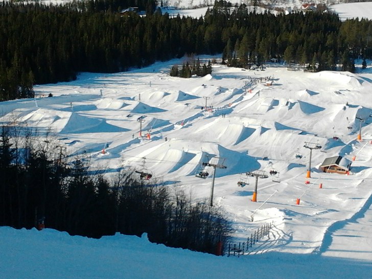 Nice överblick över parken.. Foto: Mathias Hansson Renell.