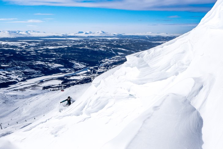 @Markus_Fredlander above Tusenmetersliften and Kab.
