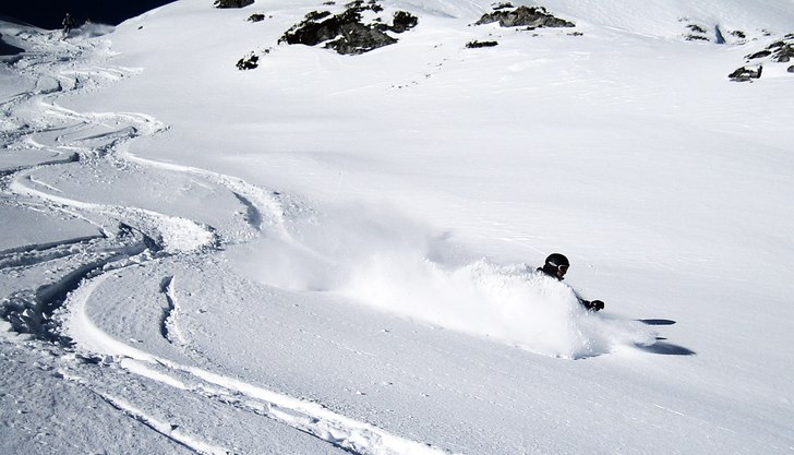 En helt vanlig fredag i La Plagne. Foto: Rolle. Åkare: Joakim Hallin.