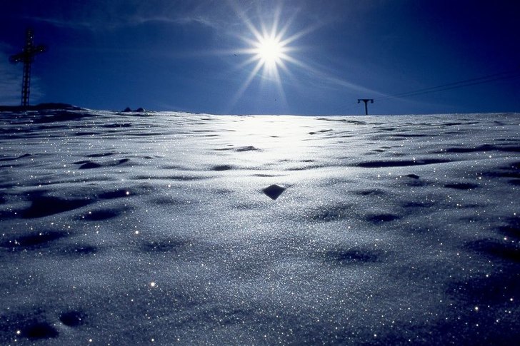 Rumänska alperna, grymt coolt att åka i. Pistmas. Foto: Peter Ingerstam.