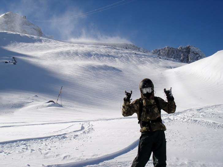 Puderdag i Cham. Foto: Ulf Spennare. Åkare: David Spennare.