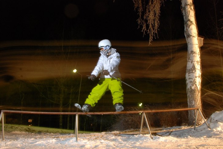 Foppa och Niko rejlade lite. Foppa tröck på knap. Foto: Erik Larsson & Fredrik Persson. Åkare: Nikolai Persson.